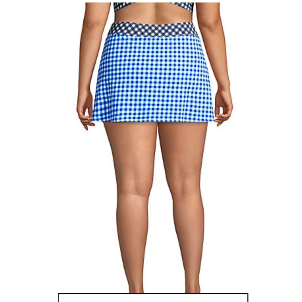 NWT Draper James x Lands' End Women's Swim Skirt Swim Bottoms with Pocket - Picture 6 of 8